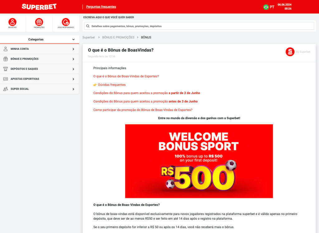 superbet bonus screenshots